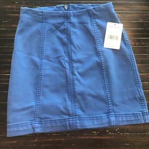 Free People Modern Femme Denim Mini size 0 NWT